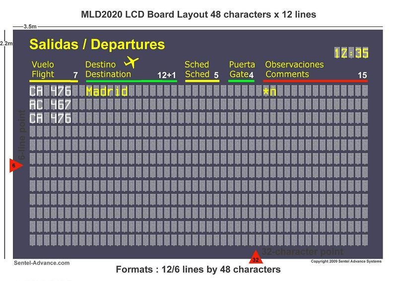 Large LCD Mosiac board